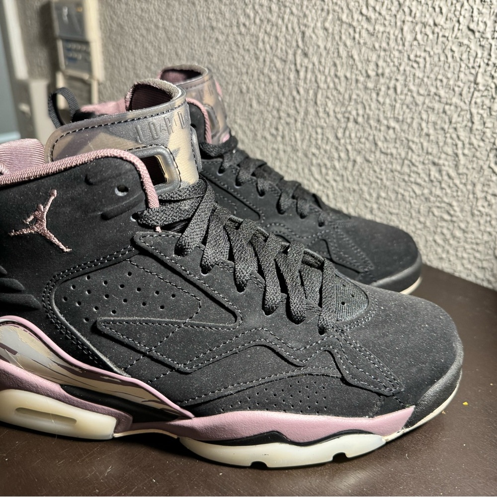 Jordan MVP Black and Purple Sneakers